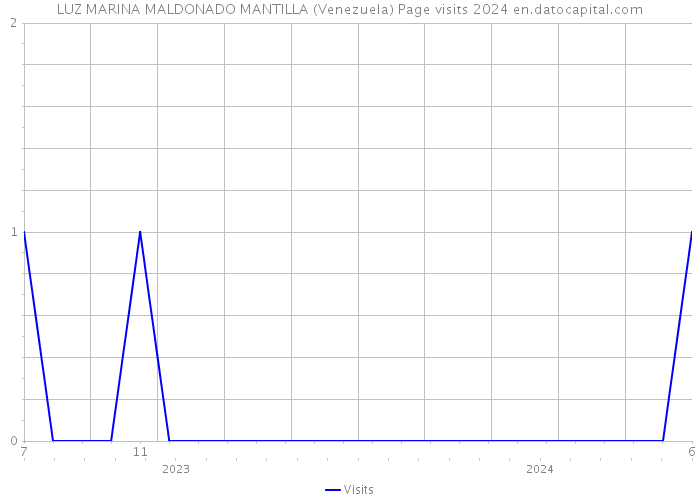 LUZ MARINA MALDONADO MANTILLA (Venezuela) Page visits 2024 
