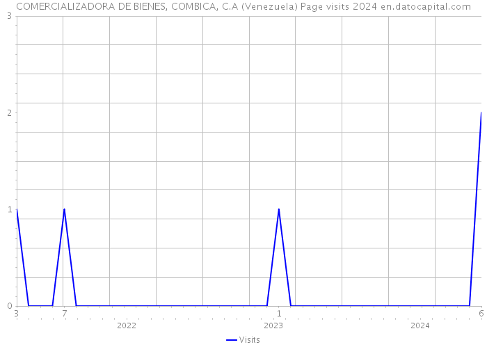 COMERCIALIZADORA DE BIENES, COMBICA, C.A (Venezuela) Page visits 2024 