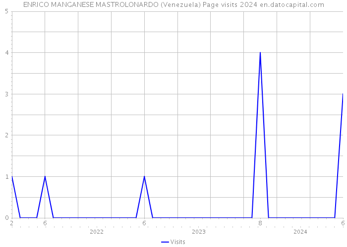 ENRICO MANGANESE MASTROLONARDO (Venezuela) Page visits 2024 
