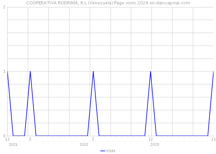 COOPERATIVA RODRIMA, R.L (Venezuela) Page visits 2024 