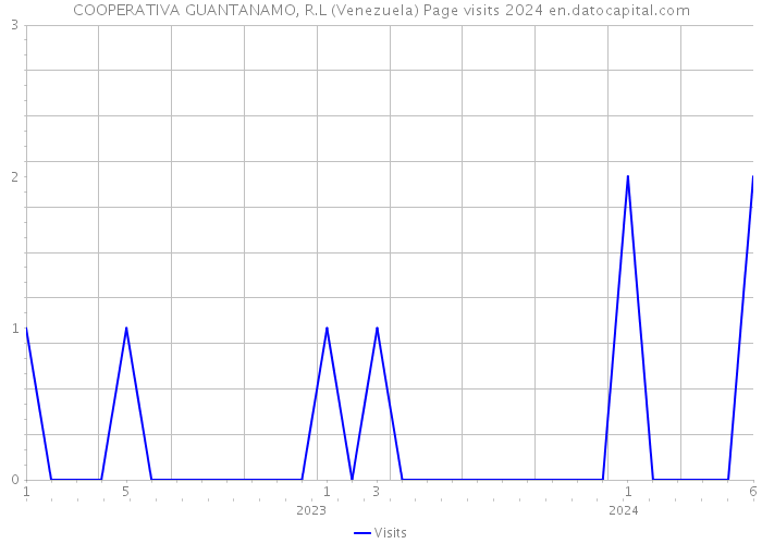 COOPERATIVA GUANTANAMO, R.L (Venezuela) Page visits 2024 