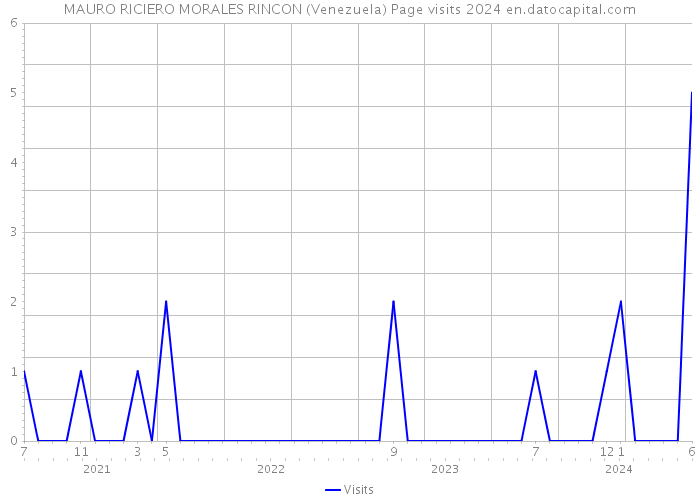 MAURO RICIERO MORALES RINCON (Venezuela) Page visits 2024 