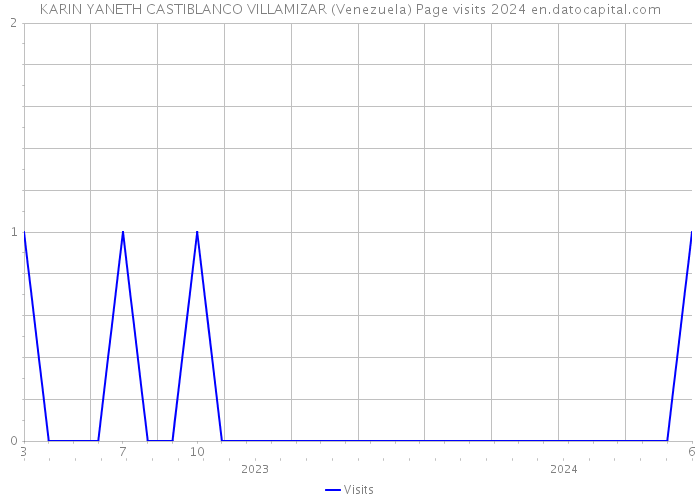 KARIN YANETH CASTIBLANCO VILLAMIZAR (Venezuela) Page visits 2024 
