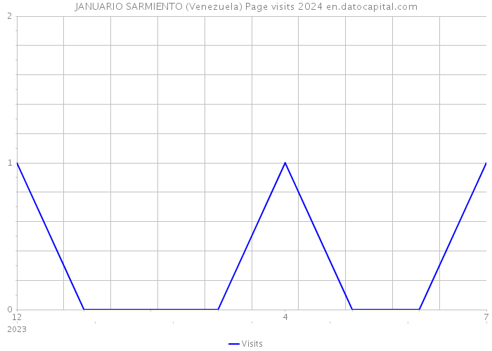 JANUARIO SARMIENTO (Venezuela) Page visits 2024 