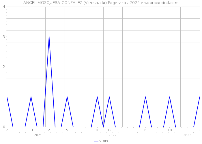 ANGEL MOSQUERA GONZALEZ (Venezuela) Page visits 2024 