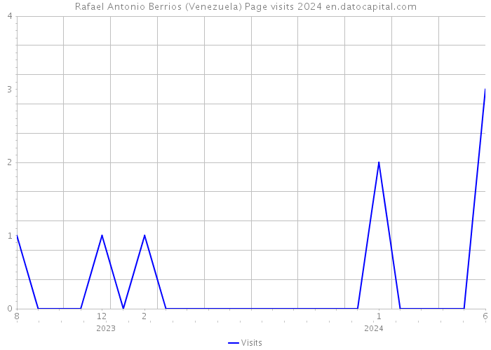 Rafael Antonio Berrios (Venezuela) Page visits 2024 