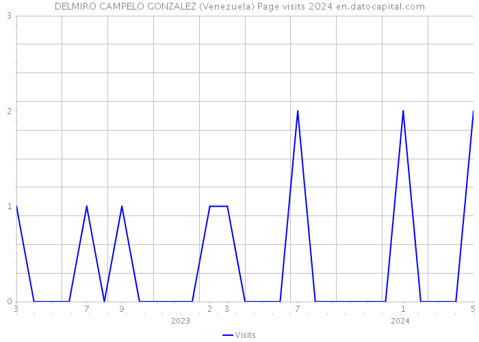 DELMIRO CAMPELO GONZALEZ (Venezuela) Page visits 2024 