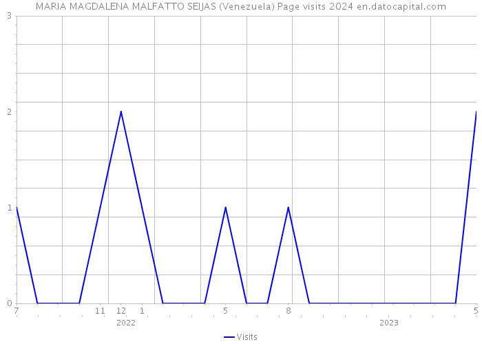 MARIA MAGDALENA MALFATTO SEIJAS (Venezuela) Page visits 2024 
