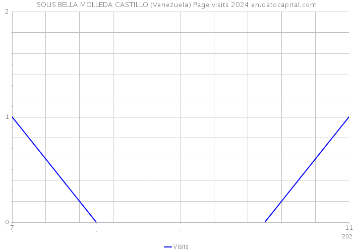 SOLIS BELLA MOLLEDA CASTILLO (Venezuela) Page visits 2024 