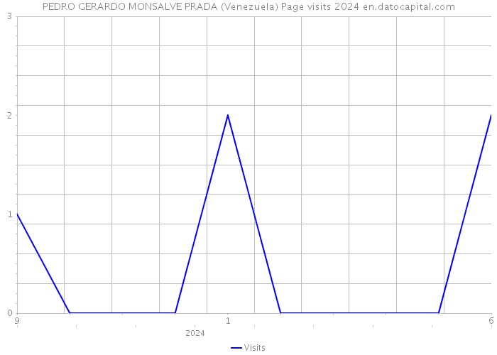 PEDRO GERARDO MONSALVE PRADA (Venezuela) Page visits 2024 