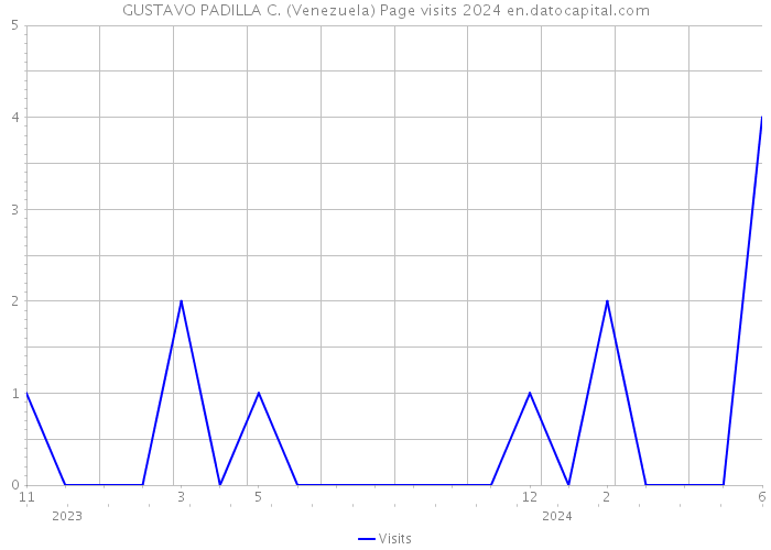 GUSTAVO PADILLA C. (Venezuela) Page visits 2024 