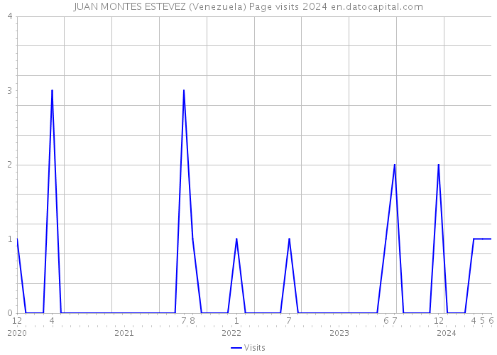 JUAN MONTES ESTEVEZ (Venezuela) Page visits 2024 