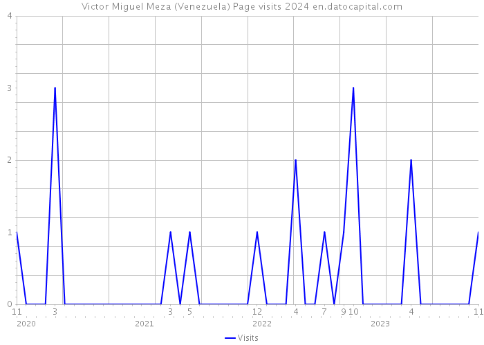 Victor Miguel Meza (Venezuela) Page visits 2024 