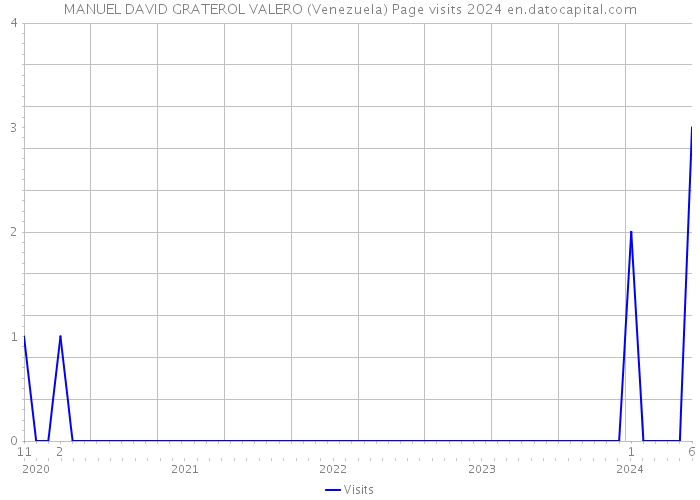 MANUEL DAVID GRATEROL VALERO (Venezuela) Page visits 2024 