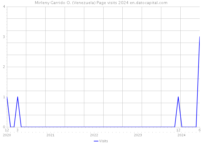 Mirleny Garrido O. (Venezuela) Page visits 2024 