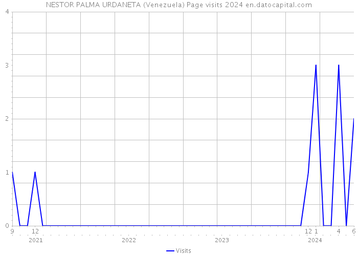 NESTOR PALMA URDANETA (Venezuela) Page visits 2024 