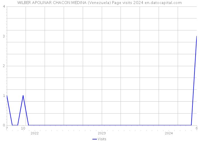 WILBER APOLINAR CHACON MEDINA (Venezuela) Page visits 2024 