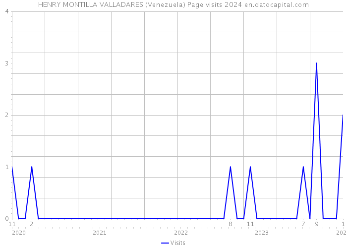 HENRY MONTILLA VALLADARES (Venezuela) Page visits 2024 