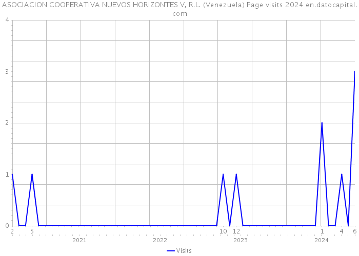 ASOCIACION COOPERATIVA NUEVOS HORIZONTES V, R.L. (Venezuela) Page visits 2024 