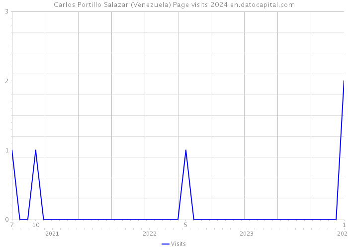 Carlos Portillo Salazar (Venezuela) Page visits 2024 