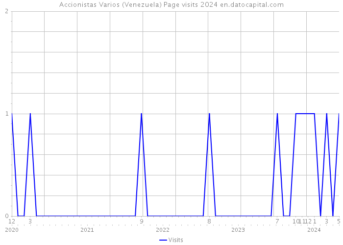 Accionistas Varios (Venezuela) Page visits 2024 