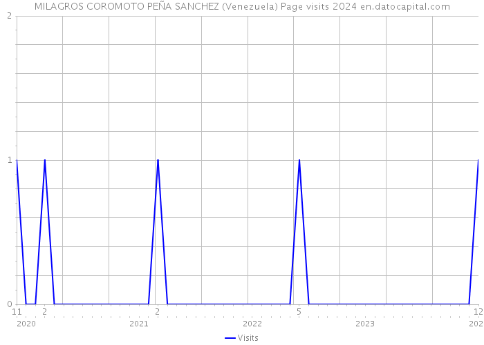 MILAGROS COROMOTO PEÑA SANCHEZ (Venezuela) Page visits 2024 
