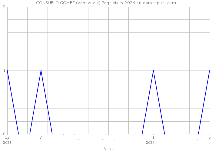 CONSUELO GOMEZ (Venezuela) Page visits 2024 
