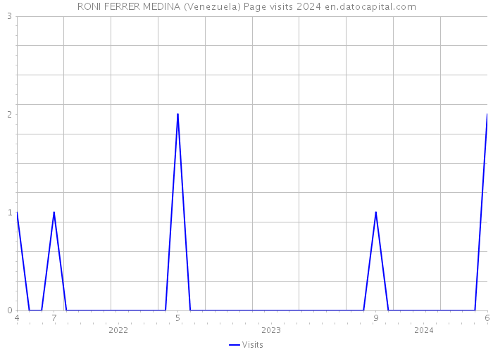 RONI FERRER MEDINA (Venezuela) Page visits 2024 