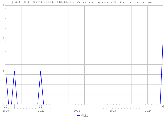 JUAN EDUARDO MANTILLA HERNANDEZ (Venezuela) Page visits 2024 