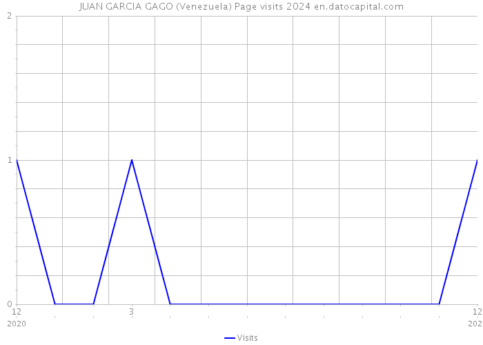 JUAN GARCIA GAGO (Venezuela) Page visits 2024 
