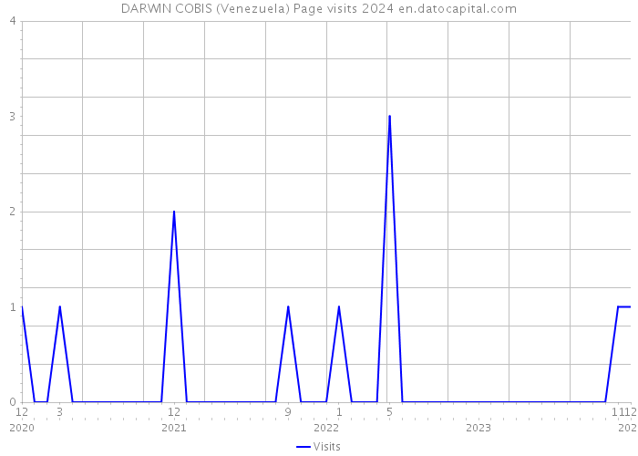 DARWIN COBIS (Venezuela) Page visits 2024 