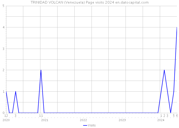 TRINIDAD VOLCAN (Venezuela) Page visits 2024 