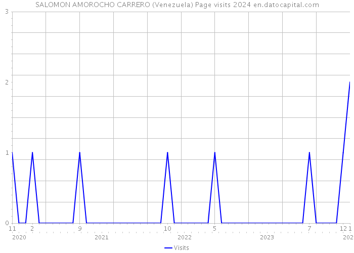 SALOMON AMOROCHO CARRERO (Venezuela) Page visits 2024 