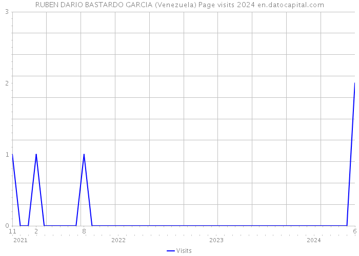 RUBEN DARIO BASTARDO GARCIA (Venezuela) Page visits 2024 