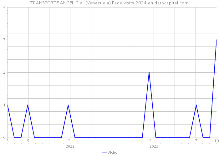 TRANSPORTE ANGEL C.A. (Venezuela) Page visits 2024 