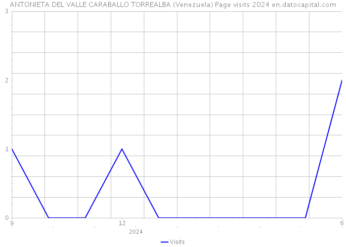 ANTONIETA DEL VALLE CARABALLO TORREALBA (Venezuela) Page visits 2024 