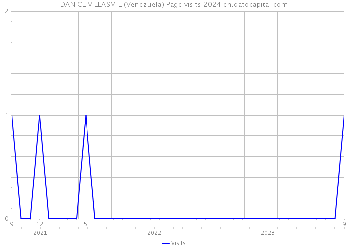 DANICE VILLASMIL (Venezuela) Page visits 2024 