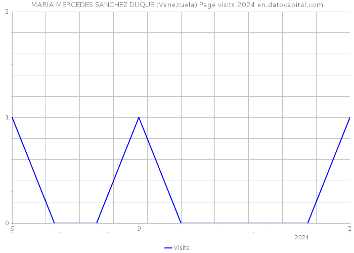 MARIA MERCEDES SANCHEZ DUQUE (Venezuela) Page visits 2024 