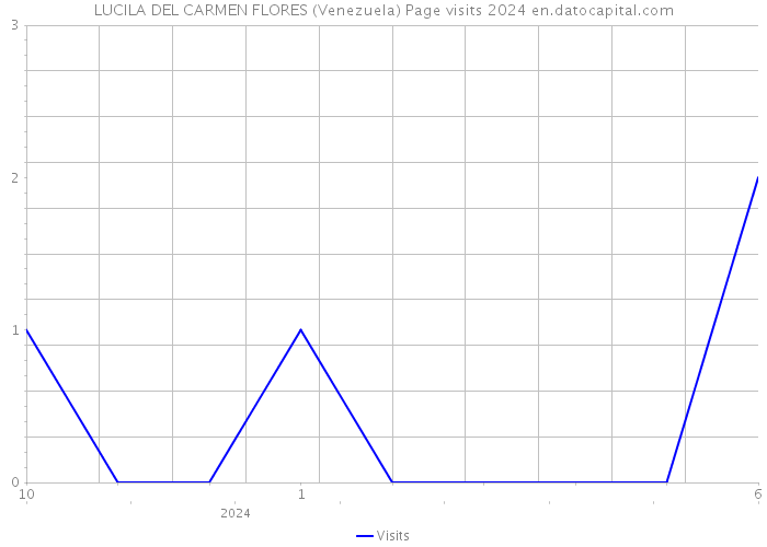 LUCILA DEL CARMEN FLORES (Venezuela) Page visits 2024 