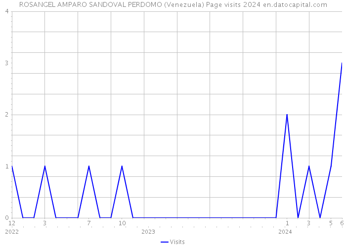ROSANGEL AMPARO SANDOVAL PERDOMO (Venezuela) Page visits 2024 