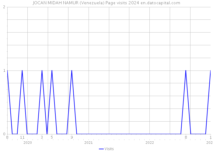 JOCAN MIDAH NAMUR (Venezuela) Page visits 2024 