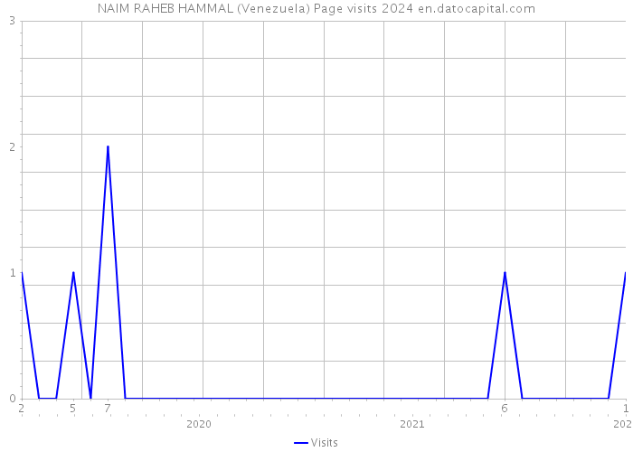 NAIM RAHEB HAMMAL (Venezuela) Page visits 2024 