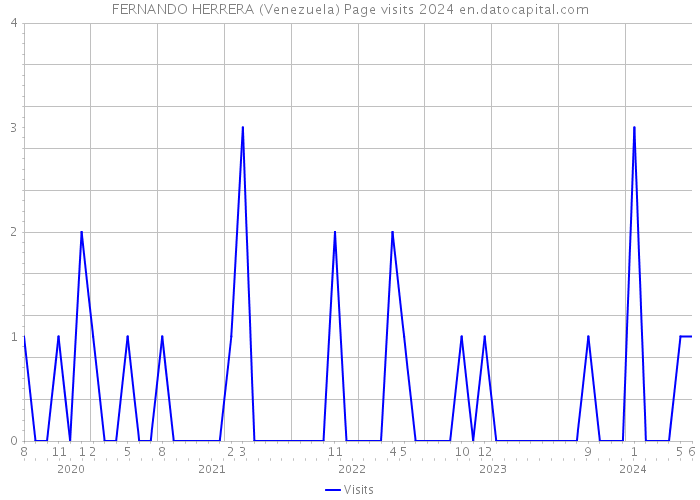 FERNANDO HERRERA (Venezuela) Page visits 2024 