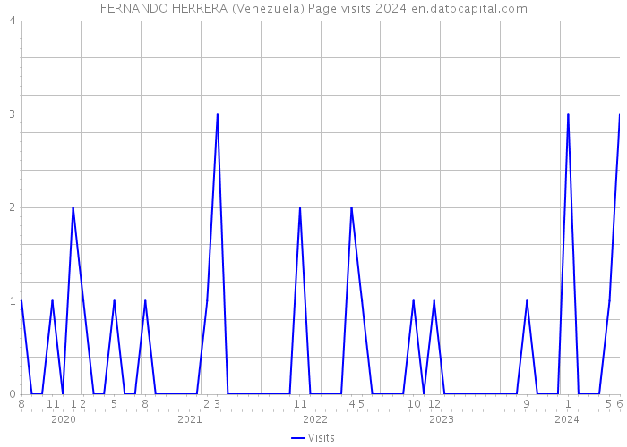 FERNANDO HERRERA (Venezuela) Page visits 2024 