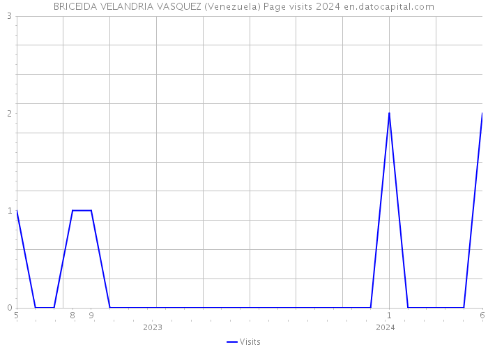 BRICEIDA VELANDRIA VASQUEZ (Venezuela) Page visits 2024 