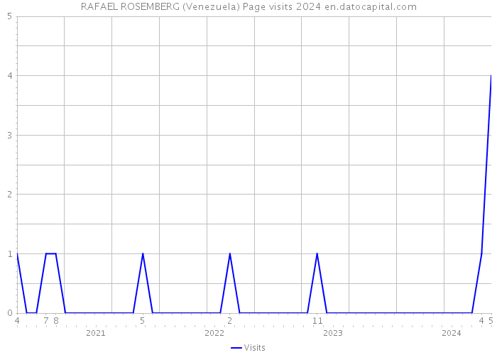 RAFAEL ROSEMBERG (Venezuela) Page visits 2024 