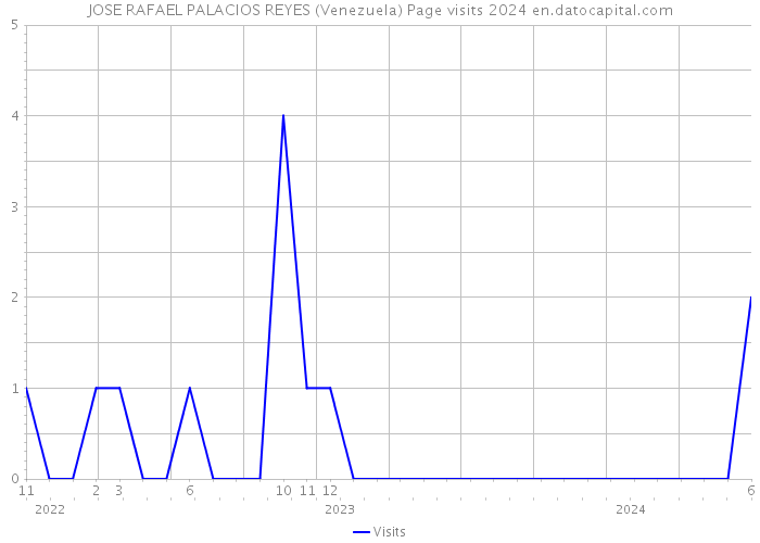 JOSE RAFAEL PALACIOS REYES (Venezuela) Page visits 2024 