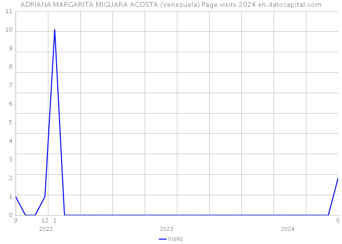 ADRIANA MARGARITA MIGLIARA ACOSTA (Venezuela) Page visits 2024 