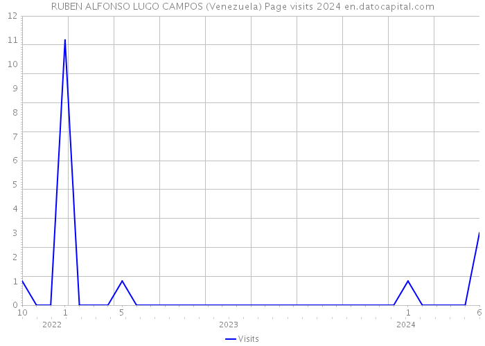RUBEN ALFONSO LUGO CAMPOS (Venezuela) Page visits 2024 