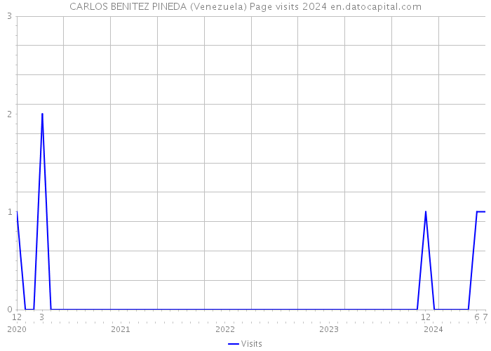 CARLOS BENITEZ PINEDA (Venezuela) Page visits 2024 